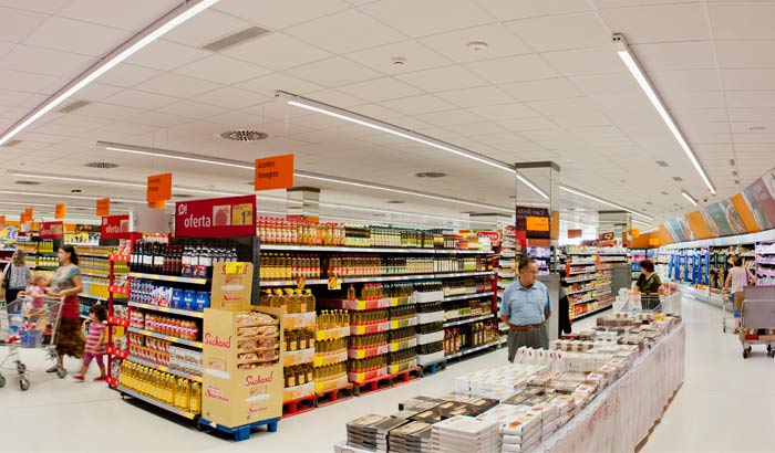 西班牙Consum超市LED室内照明案例