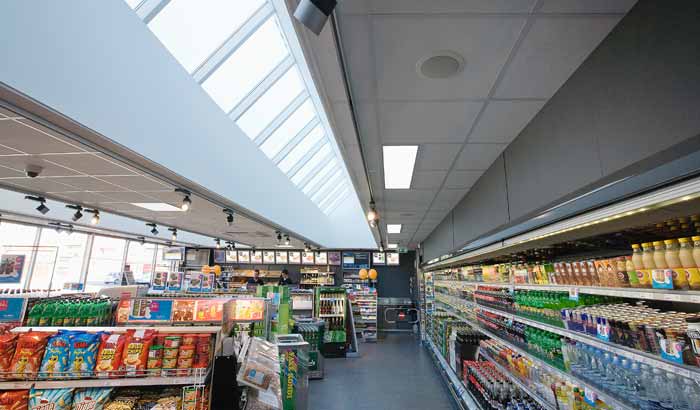丹麦哥本哈根Q8加油站LED商店照明项目