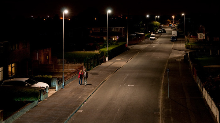 飞利浦街道照明系统完美照亮了英国奥福德的街道