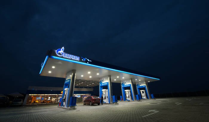 Gazprom 加油站