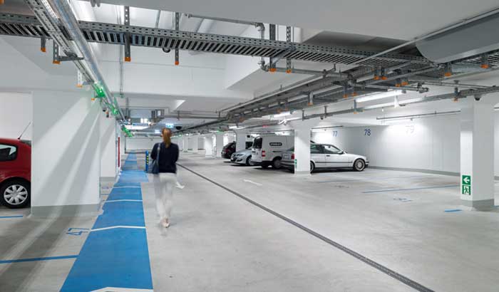 Klosterhof 停车场采用 GreenParking 照明系统